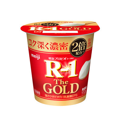 明治プロビオヨーグルトR-1 明治プロビオヨーグルトR-1 The GOLD 112g 商品画像(明治公式)