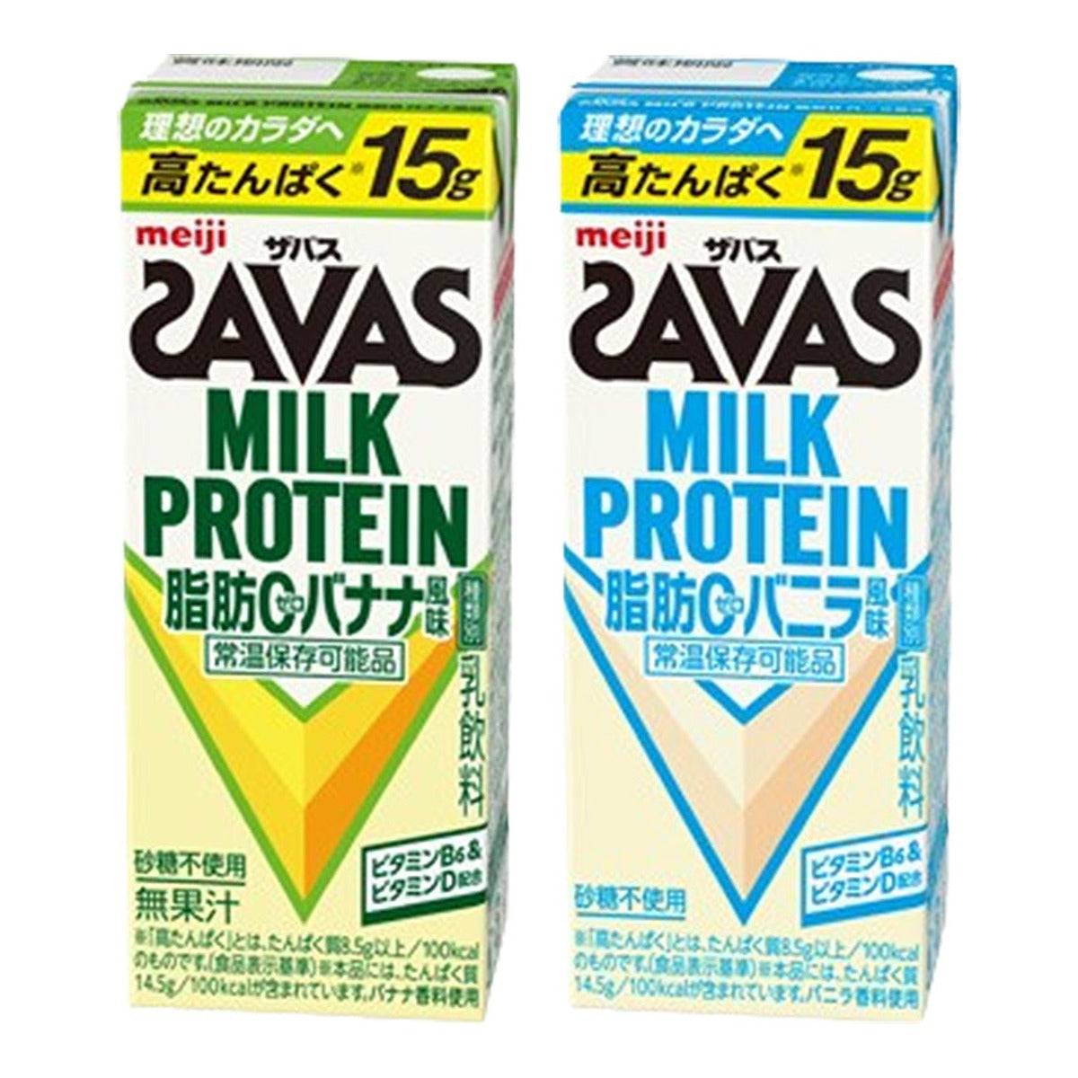 SAVAS(ザバス) バナナ・バニラ【バナナ味】200ml×48本
