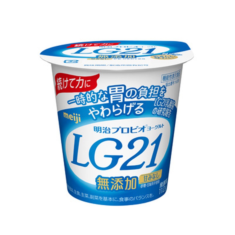 LG21 ≪無添加≫ カップヨーグルト 112g×24個 セット 明治 meiji まとめ買い プロビオヨーグルト