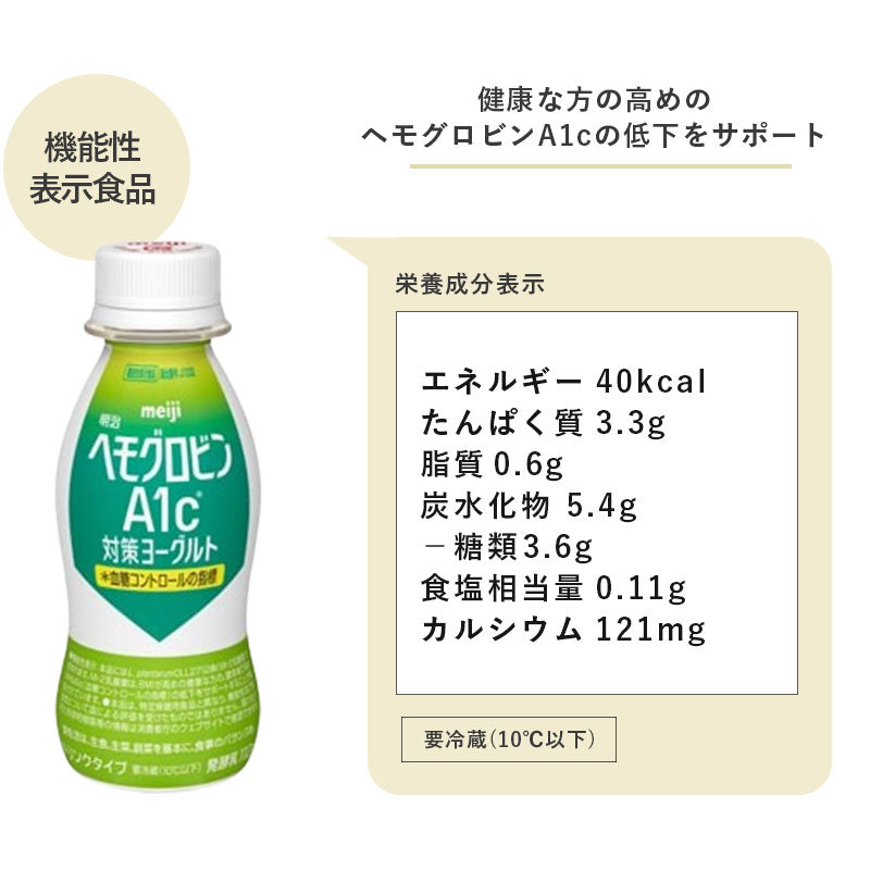 明治ヘモグロビンＡ１ｃ対策ヨーグルト　ドリンクタイプ 112ml×48本 セット【本州送料無料】 meiji まとめ買い