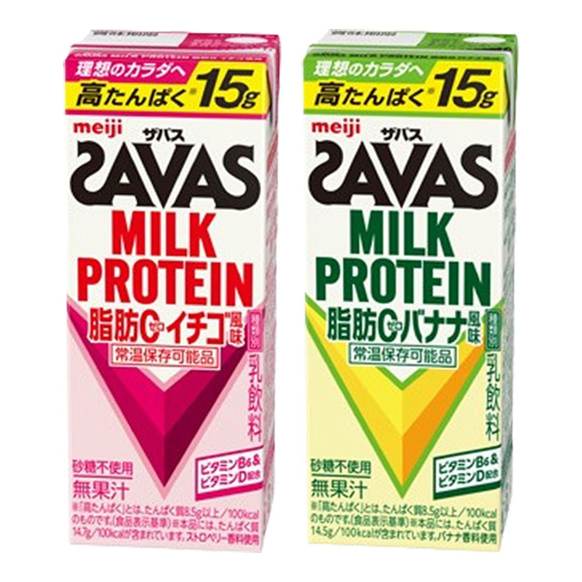SAVAS(ザバス) いちご・バナナ【いちご味】200ml×48本